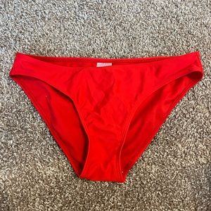 Red bikini bottoms NWOT